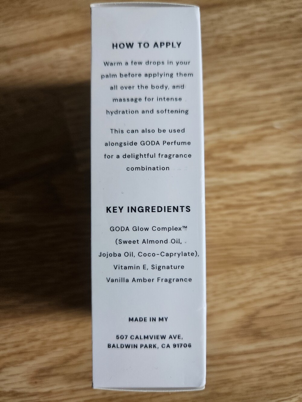 NWT Goda Silk Body Oil - Nourishing Body Oil - Picture 5 of 5